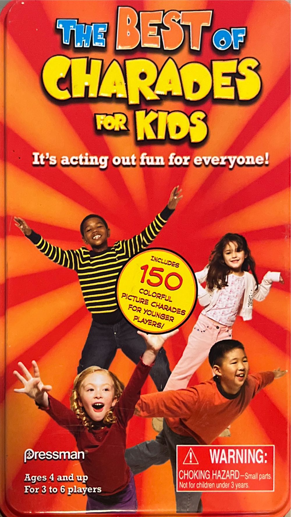 Best Of Charades For Kids, The  (3-6) board game collectible [Barcode 021853030082] - Main Image 3