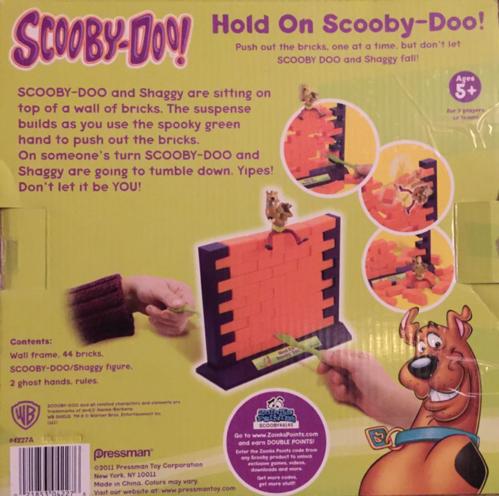 Hold On Scooby-Doo  (2) board game collectible [Barcode 021853042276] - Main Image 2