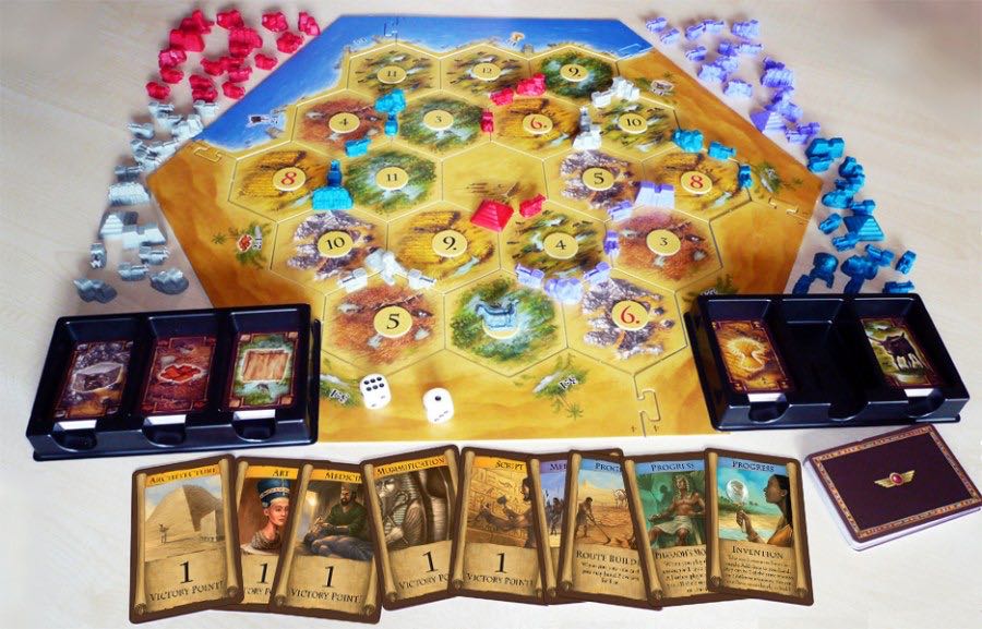 Catan - Ancient Egypt  (3-4) board game collectible [Barcode 029877032211] - Main Image 2