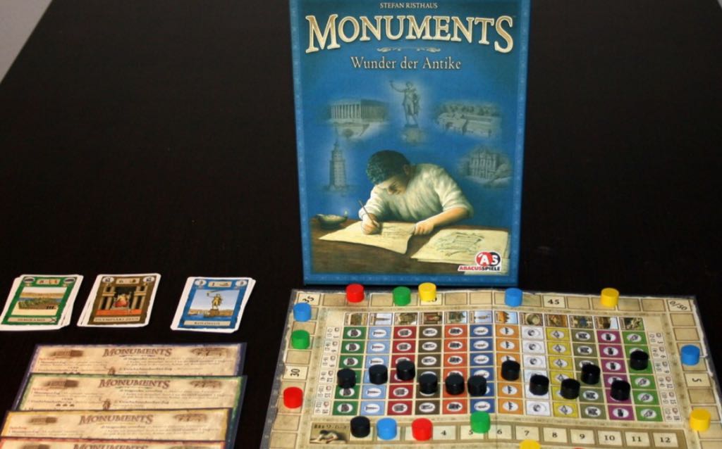Monuments Wonders Of Antiquity  (2-4) board game collectible [Barcode 029877041091] - Main Image 2