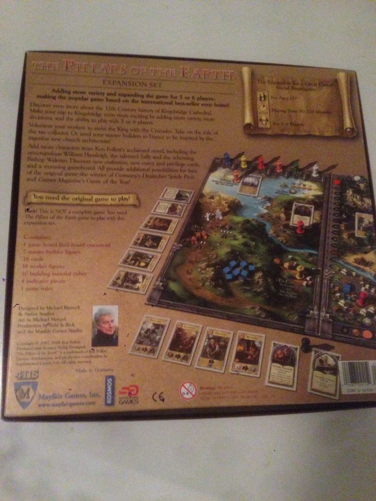 Pillars Of The Earth, The: Expansion Set  (2-6) board game collectible [Barcode 029877041152] - Main Image 2