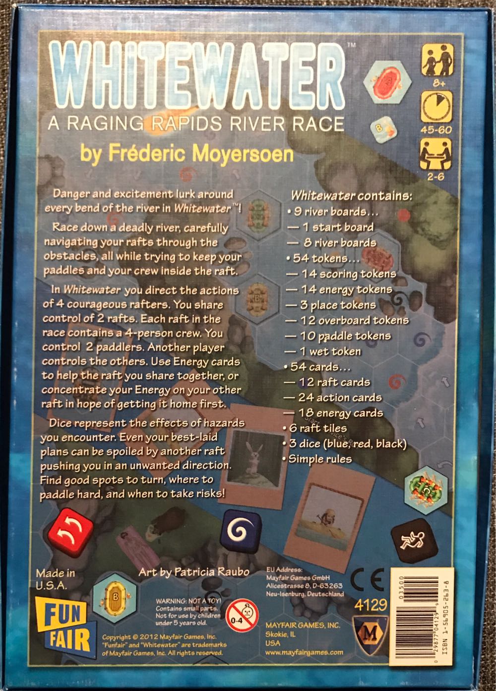 Whitewater  (2-6) board game collectible [Barcode 029877041299] - Main Image 2