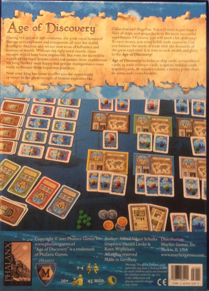 Age of Discovery  (2-4) board game collectible [Barcode 029877060221] - Main Image 2