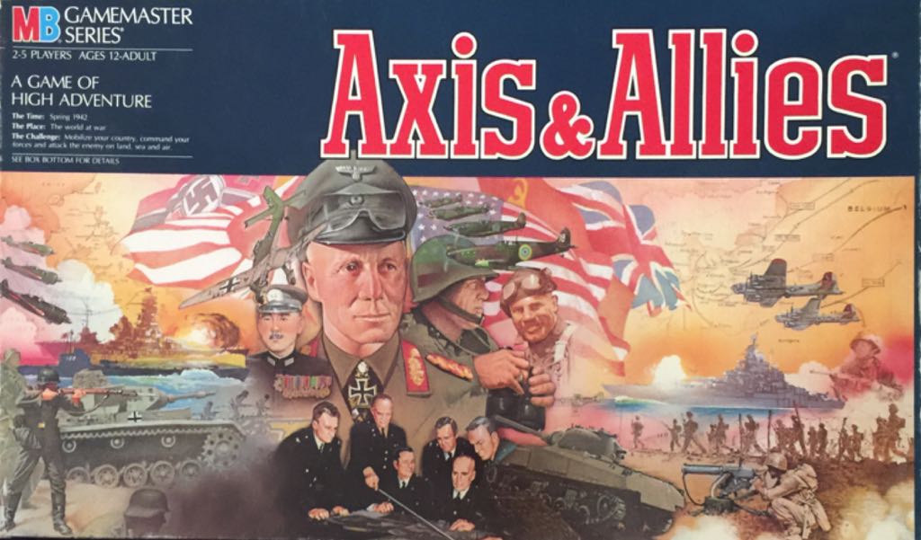 Axis & Allies  (2 to 5) board game collectible [Barcode 032244044236] - Main Image 1