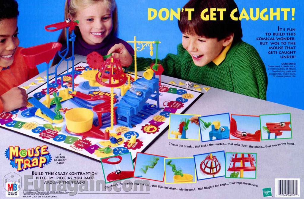 Mouse Trap  (2-4) board game collectible [Barcode 032244046575] - Main Image 2