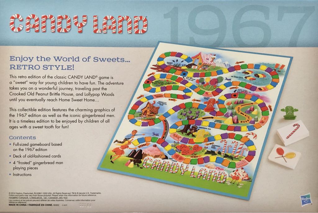 Candyland  (2-4) board game collectible [Barcode 032244047008] - Main Image 2