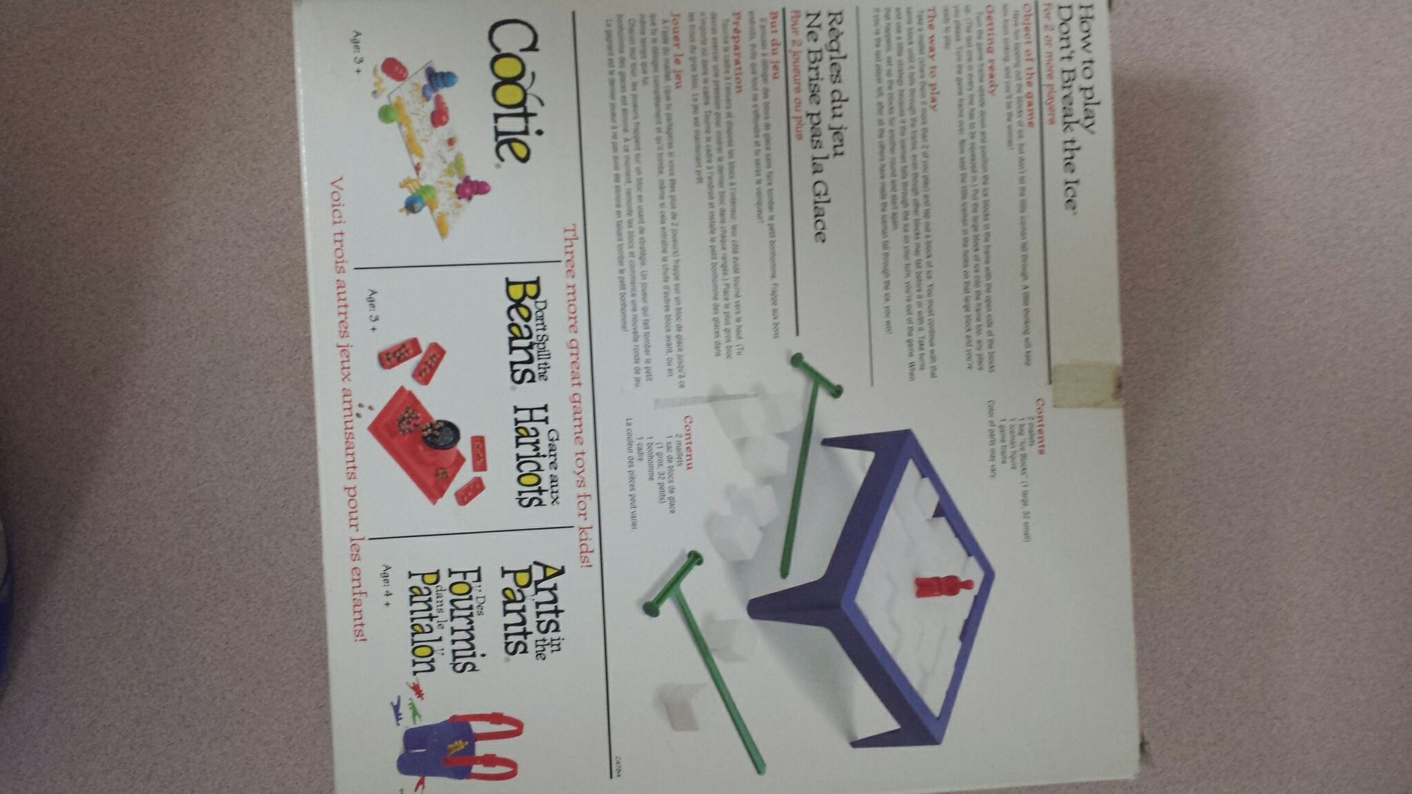 Don’t Break The Ice  (2-4) board game collectible [Barcode 032244047848] - Main Image 2