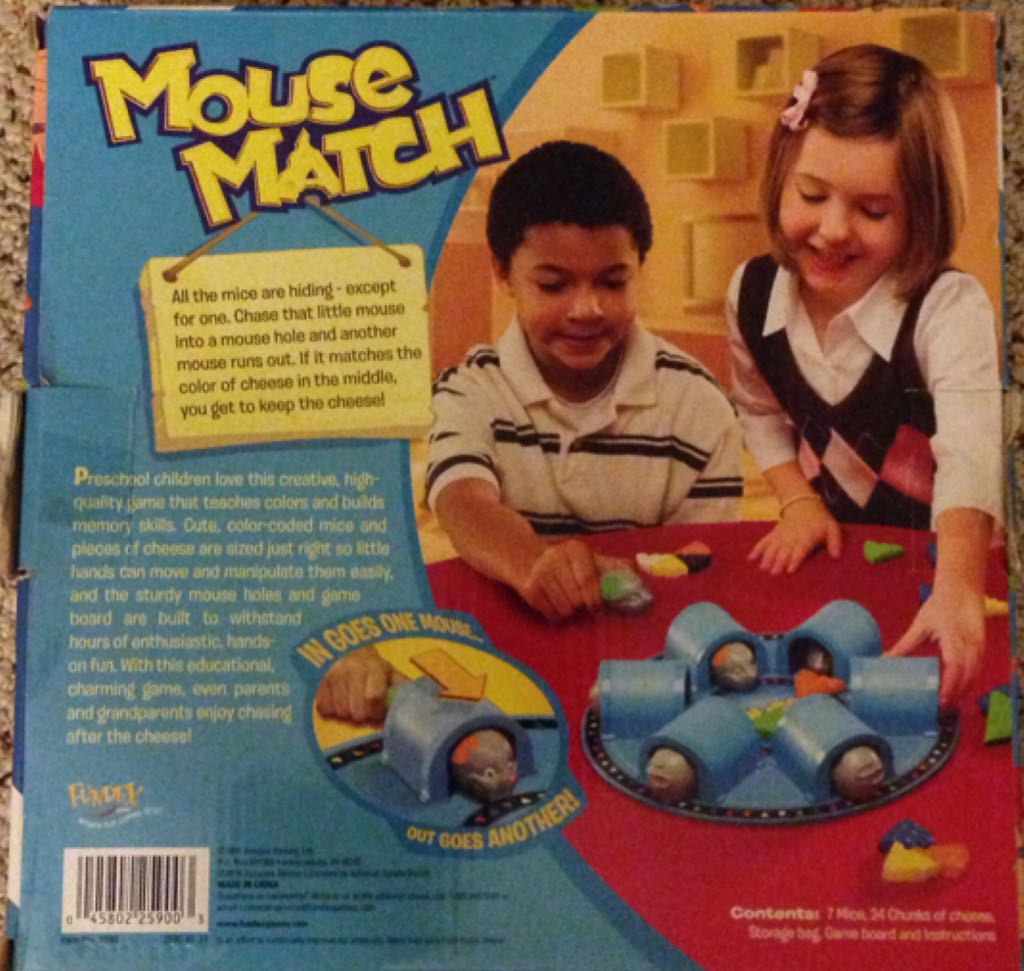 Mouse Match  (2-6) board game collectible [Barcode 045802259003] - Main Image 2
