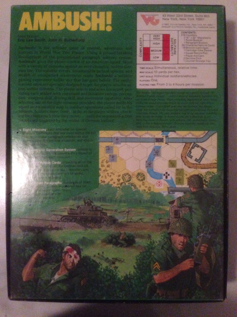 Ambush!  (1) board game collectible [Barcode 050758300013] - Main Image 2