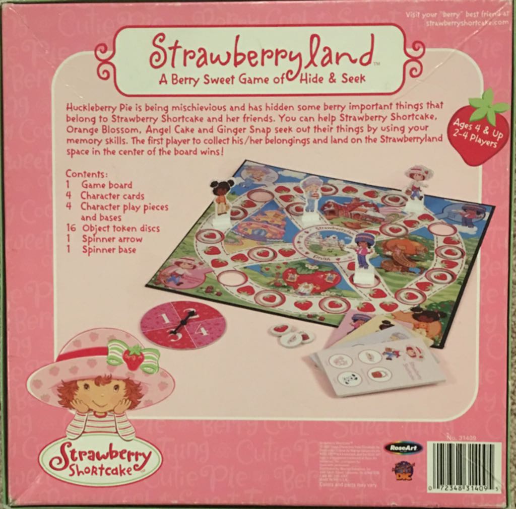 Strawberryland  (2-4) board game collectible [Barcode 072348314095] - Main Image 2