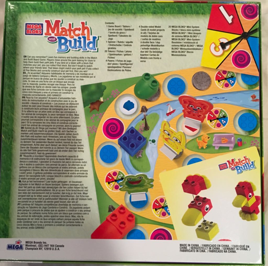 Match N Build  (2-4) board game collectible [Barcode 072348519803] - Main Image 2