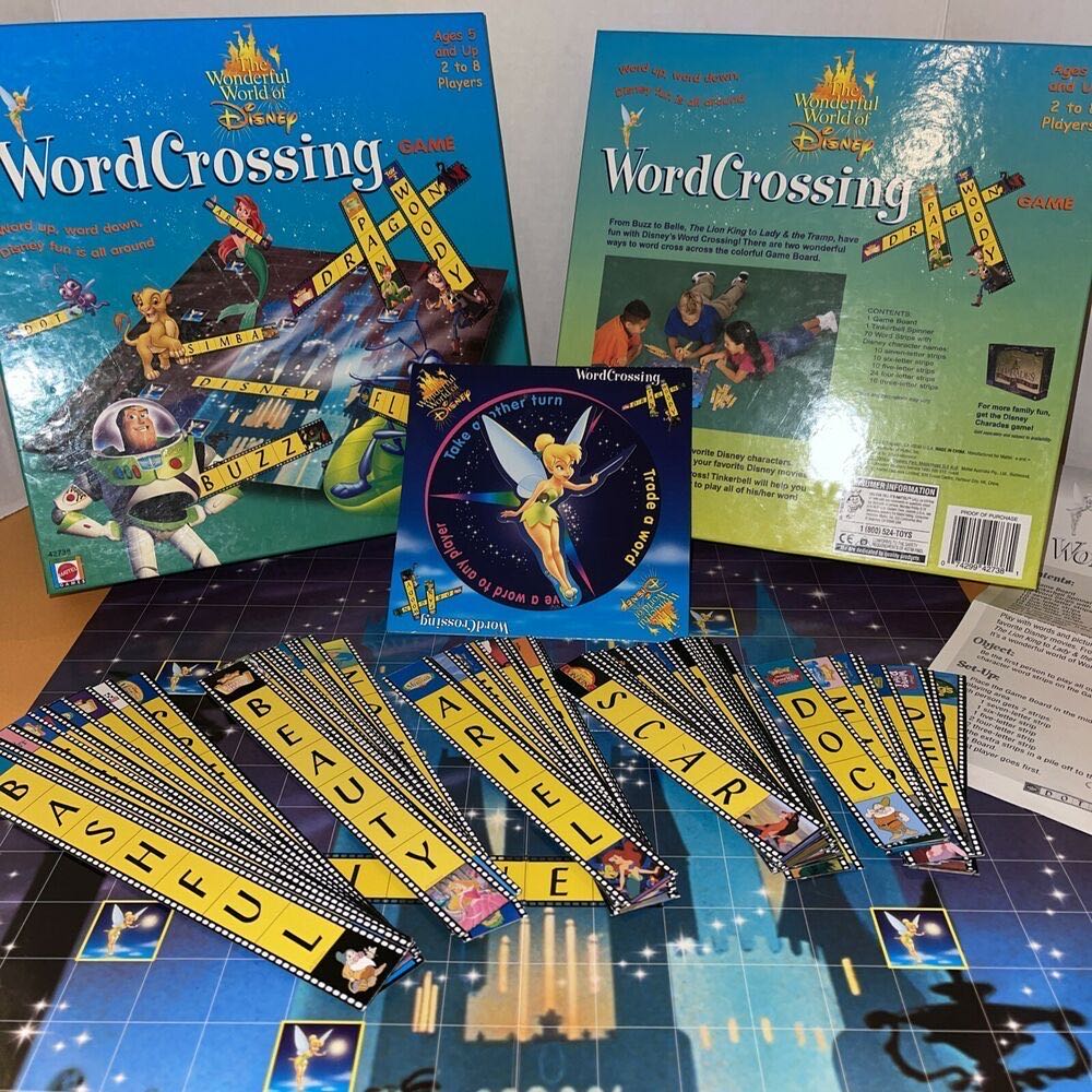 Disney Word Crossing Game  (2-8) board game collectible [Barcode 074299427381] - Main Image 3