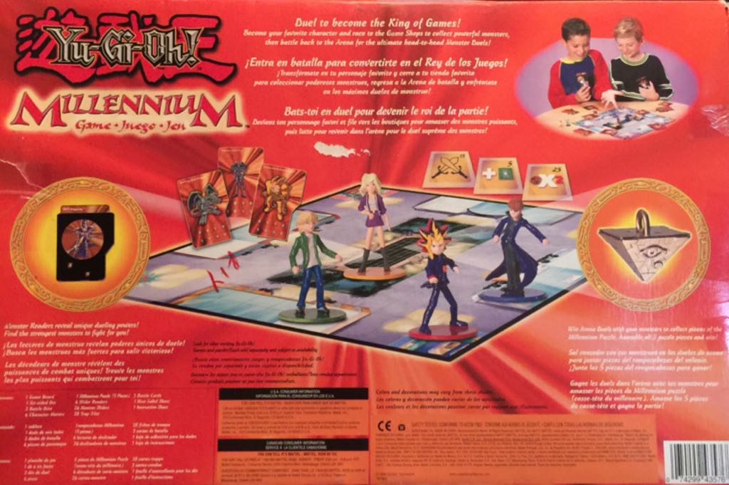 Yu-Gi-Oh! Millennium  (4) board game collectible [Barcode 074299435768] - Main Image 2