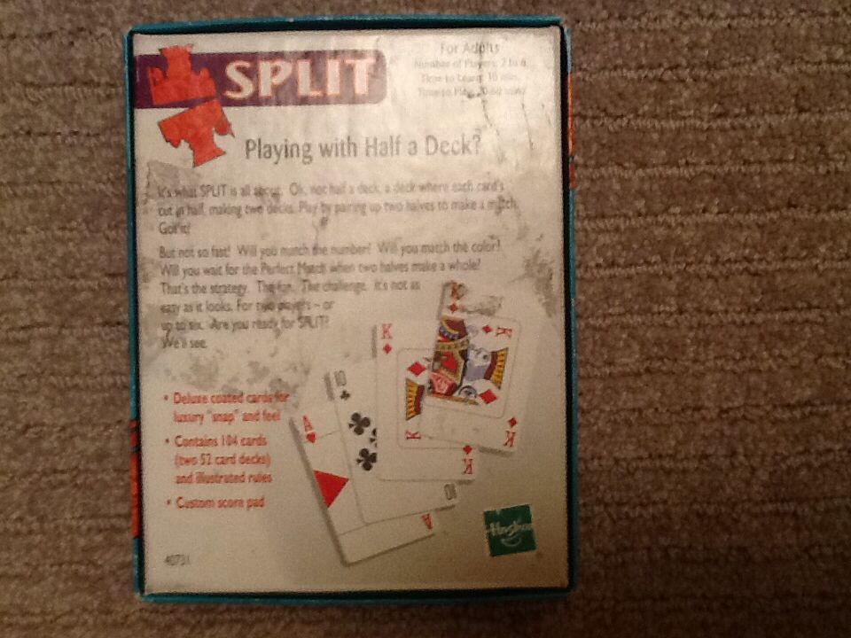 Split  (2-6) board game collectible [Barcode 076930407318] - Main Image 2