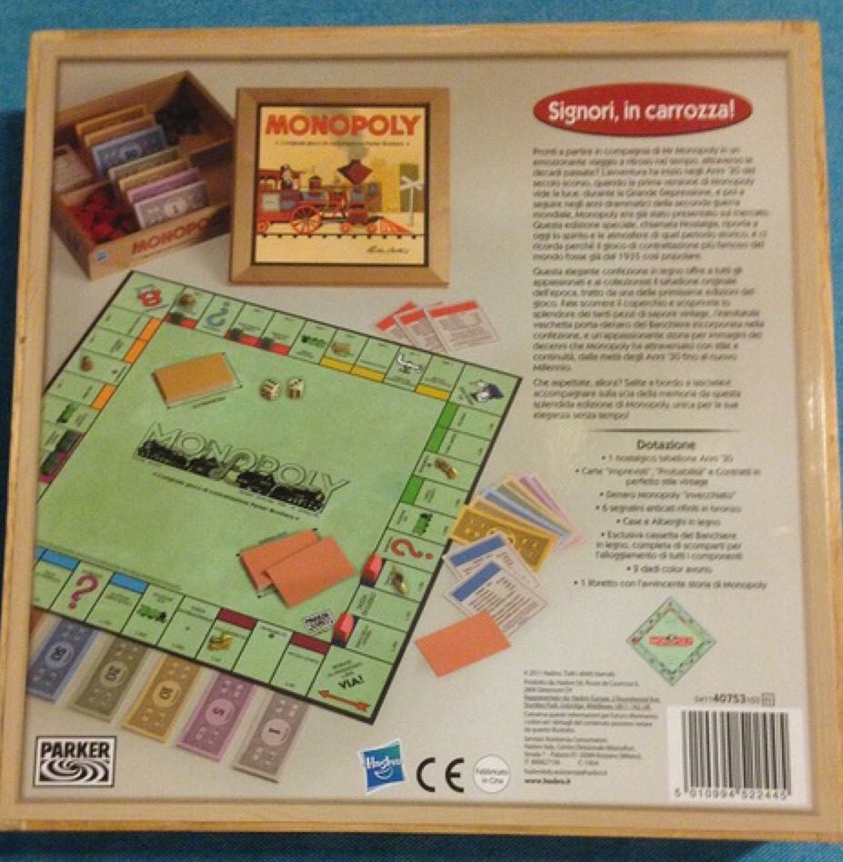Monopoly  (2-6) board game collectible [Barcode 076930407530] - Main Image 2