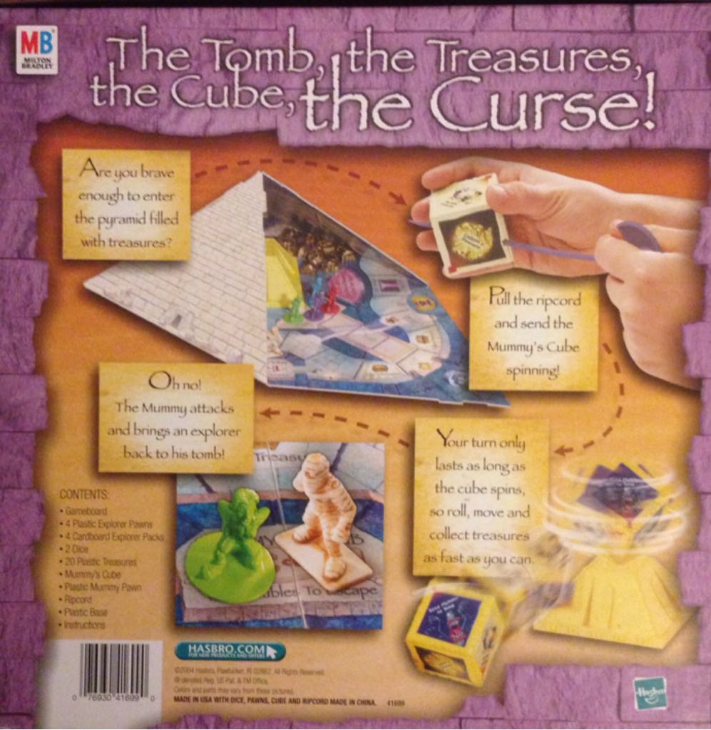 Escape The Mad Mummy  (2-4) board game collectible [Barcode 076930416990] - Main Image 2