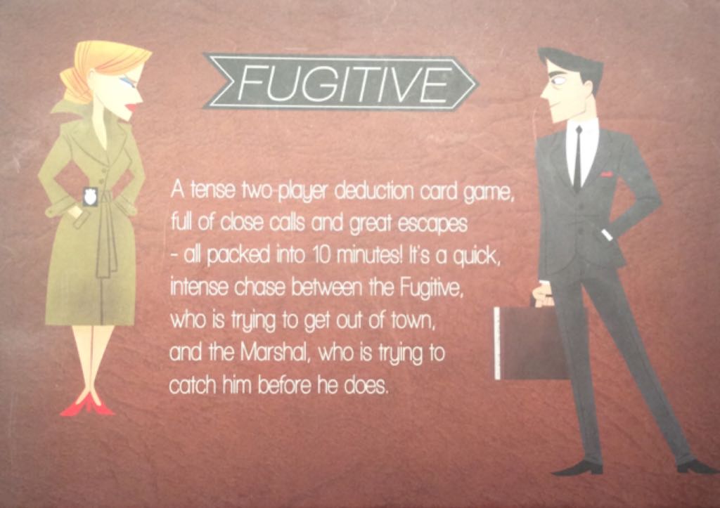 Fugitive  (2) board game collectible [Barcode 088234837784] - Main Image 2