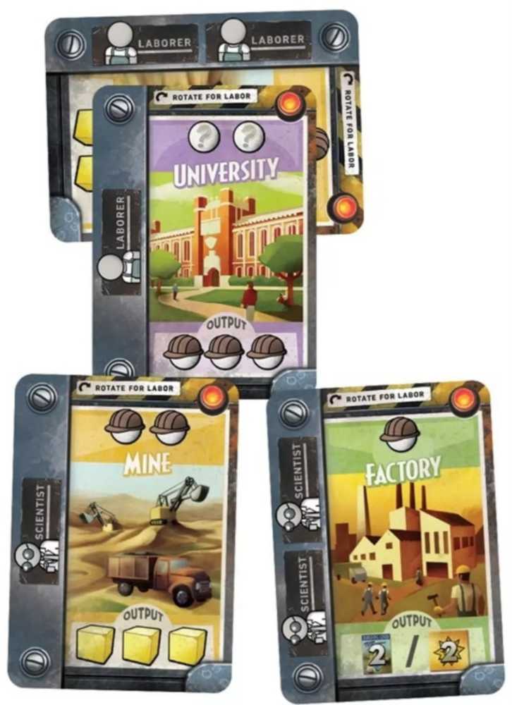 Manhattan Project, The: Chain Reaction  (1-5) board game collectible [Barcode 091037681171] - Main Image 4