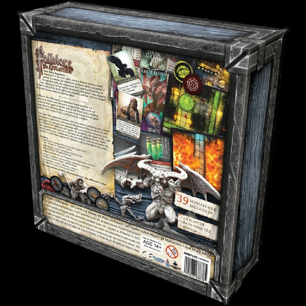 Folklore The Affliction: Dark Tales Expansion  (1-5) board game collectible [Barcode 091037688385] - Main Image 2