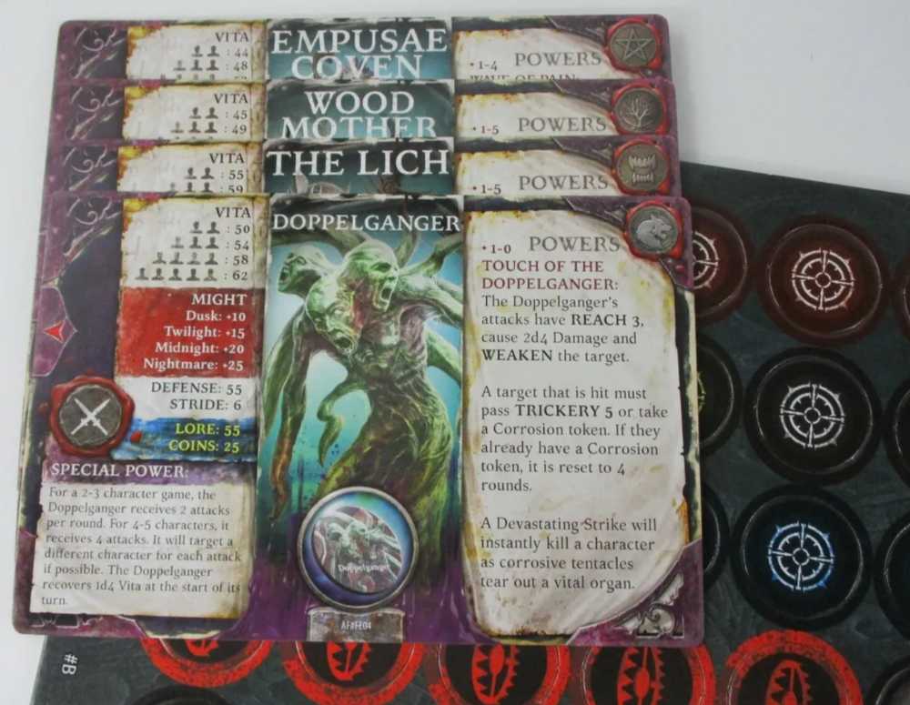 Folklore The Affliction: Dark Tales Expansion  (1-5) board game collectible [Barcode 091037688385] - Main Image 3