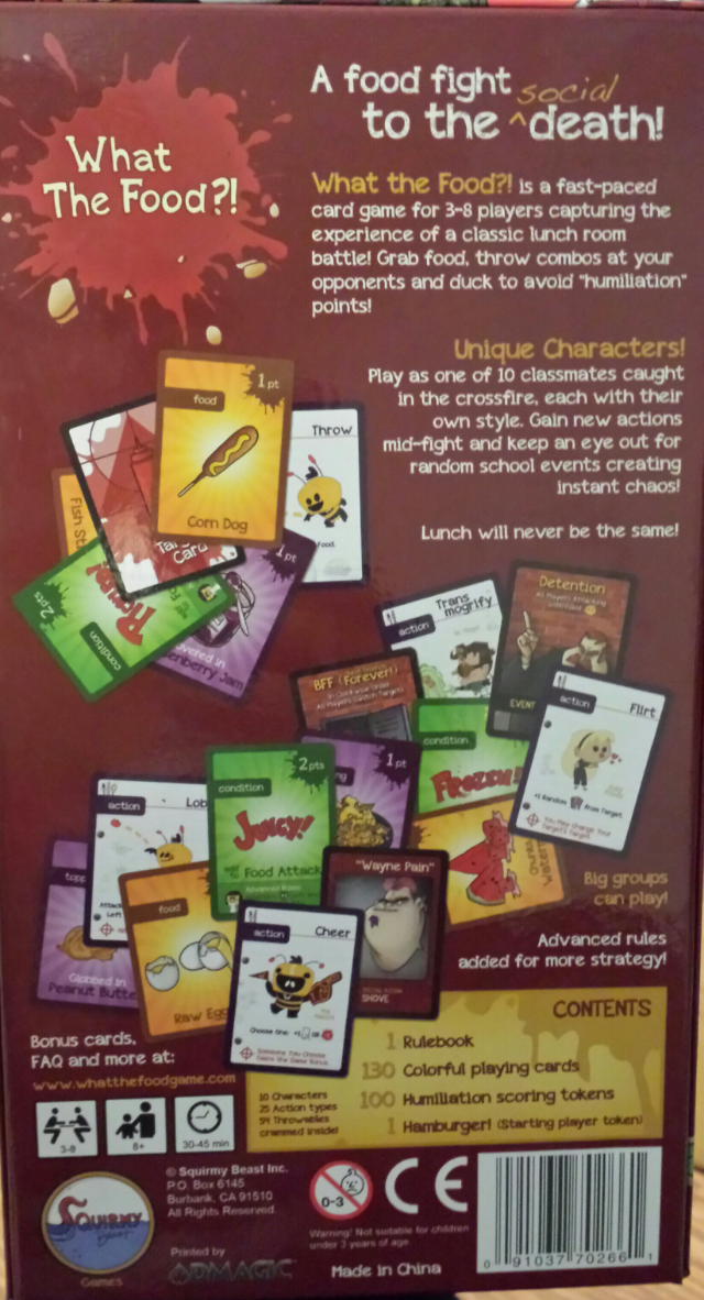 What the Food?!  (3-8) board game collectible [Barcode 091037702661] - Main Image 2