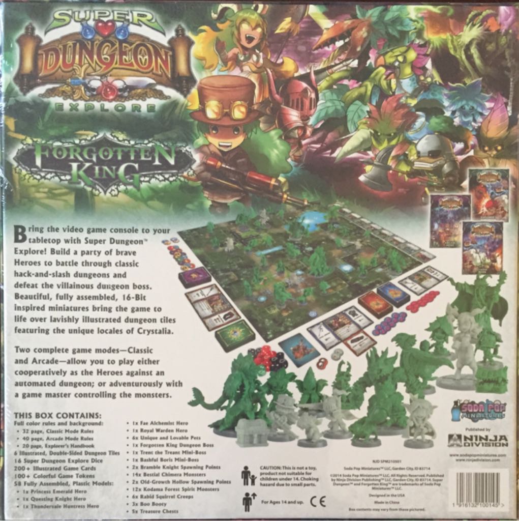 Super Dungeon Explore: Forgotten King  (1-6) board game collectible [Barcode 1916132100145] - Main Image 2