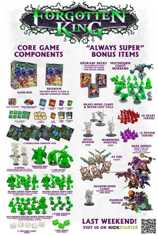 Super Dungeon Explore: Forgotten King  (1-6) board game collectible [Barcode 1916132100145] - Main Image 3