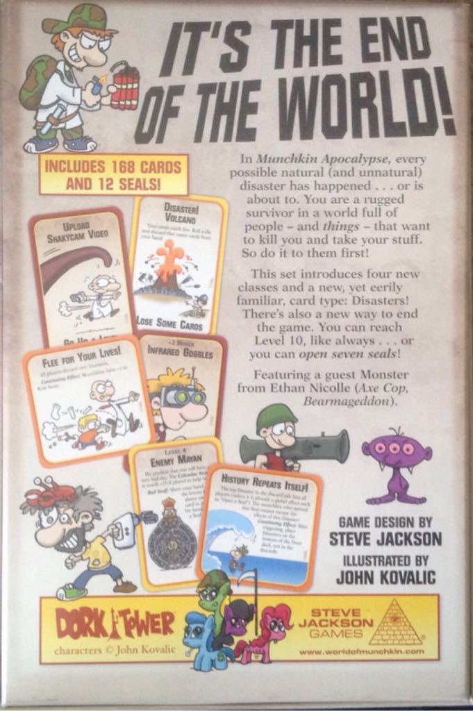 Munchkin : Apocalypse  (3-6) board game collectible [Barcode 237654781560] - Main Image 2