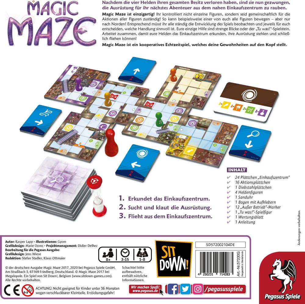 Magic Maze  (2-8) board game collectible [Barcode 3683080182971] - Main Image 3