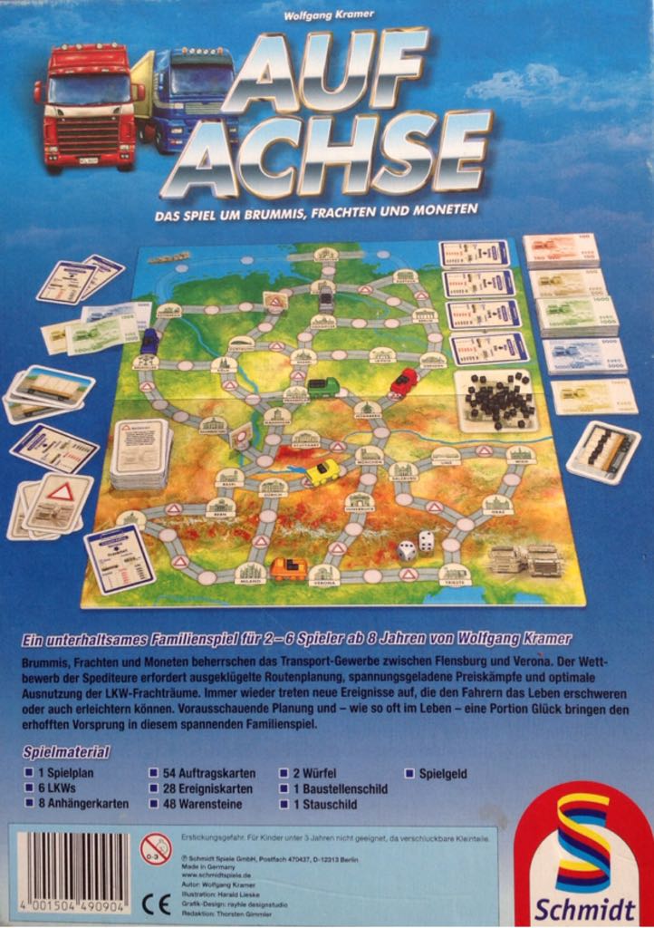 Auf Achse  (2-6) board game collectible [Barcode 4001504490904] - Main Image 2