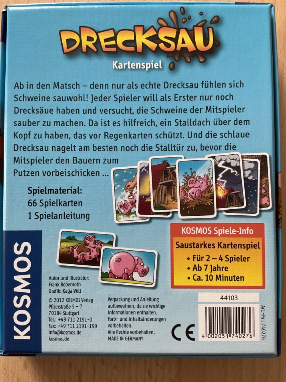 Kosmos - Drecksau  (2-4) board game collectible [Barcode 4002051740276] - Main Image 2