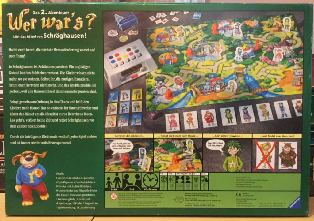 Wer war’s? Das 2. Abenteuer  (2-4) board game collectible [Barcode 4005556219995] - Main Image 2