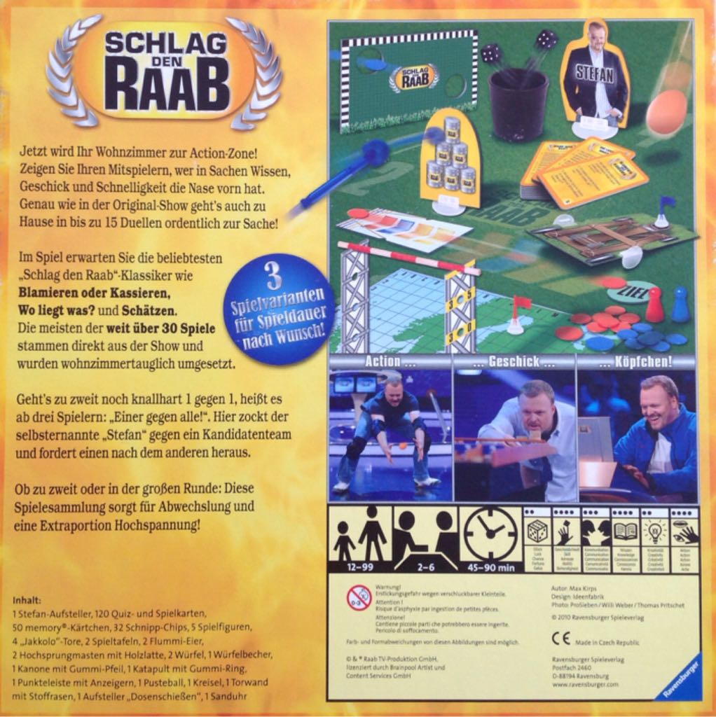 Schlag den Raab - Das Spiel  (2-6) board game collectible [Barcode 4005556272273] - Main Image 2