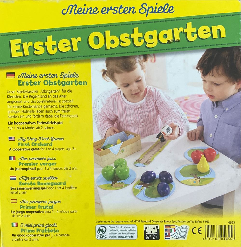 Meine ersten Spiele - Erster Obstgarten  (1-4) board game collectible [Barcode 4010168046556] - Main Image 2