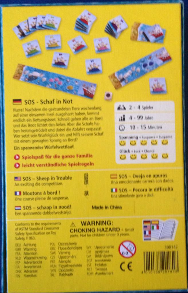 SOS - Sheep in Trouble  (2-4) board game collectible [Barcode 4010168201818] - Main Image 2