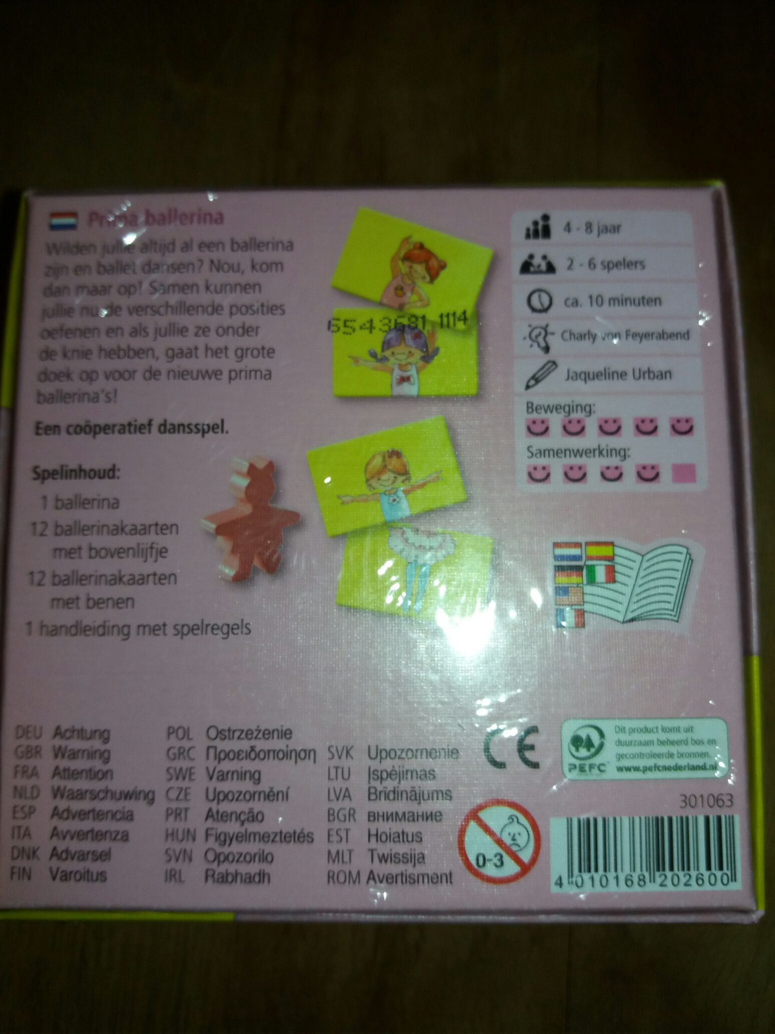 Prima Ballerina  (6) board game collectible [Barcode 4010168202600] - Main Image 2