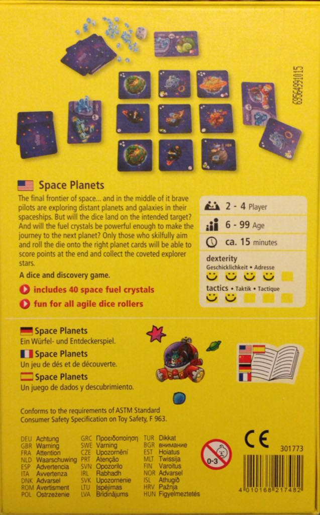 Space Planets  (2-4) board game collectible [Barcode 4010168217482] - Main Image 2