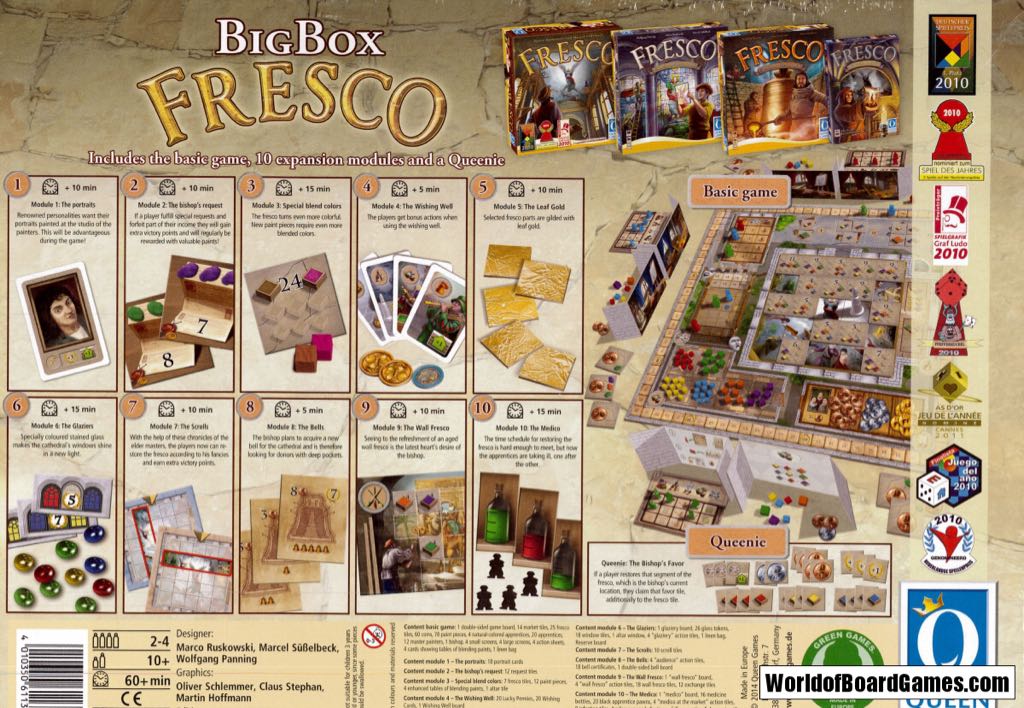 Fresco: Big Box  (4) board game collectible [Barcode 4010350061138] - Main Image 2