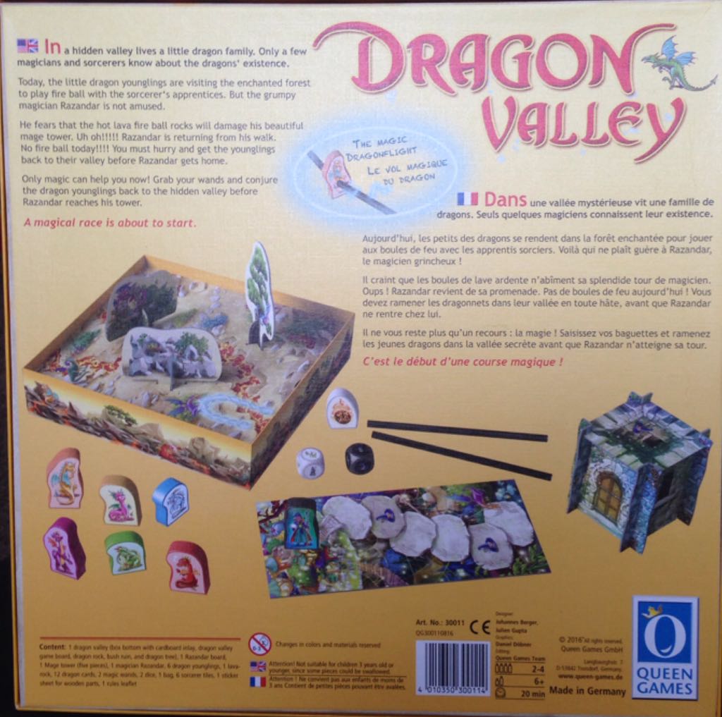 Dragon Valley  (2-4) board game collectible [Barcode 4010350300114] - Main Image 2