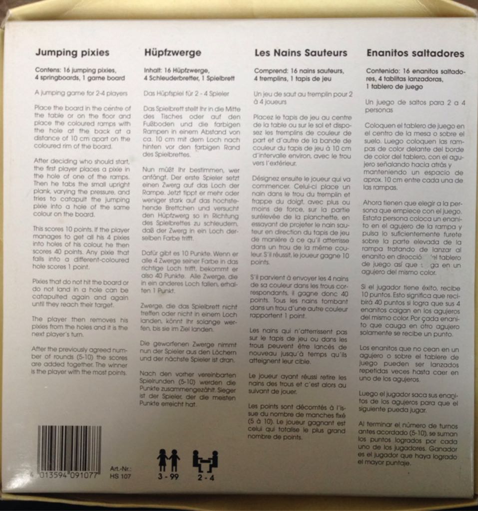 Jumping Pixies Wooden Game from Toys Pure  (2-4) board game collectible [Barcode 4013594091077] - Main Image 2