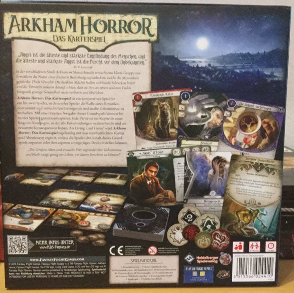 Arkham Horror - Das Kartenspiel  (1-4) board game collectible [Barcode 4015566024410] - Main Image 2