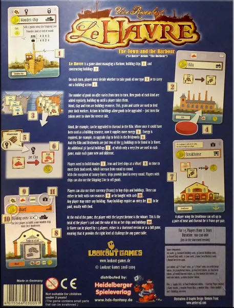 Le Havre  (1-5) board game collectible [Barcode 4015566030091] - Main Image 2