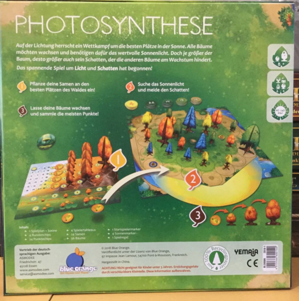 Photosynthese  (2-4) board game collectible [Barcode 4015566600140] - Main Image 2