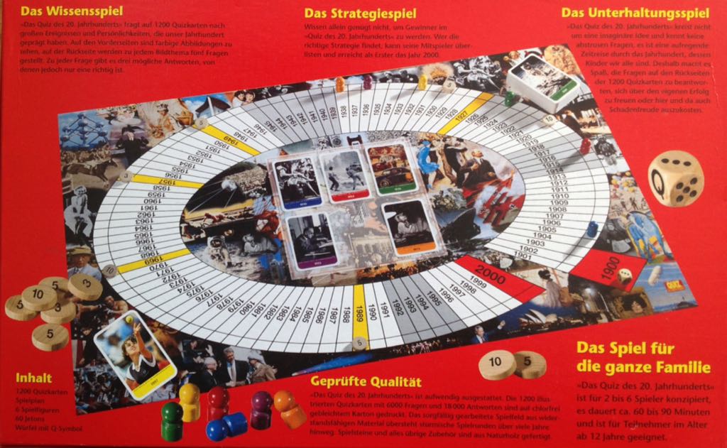 Quiz des 20. Jahrhunderts  (2-6) board game collectible [Barcode 4029751004446] - Main Image 2