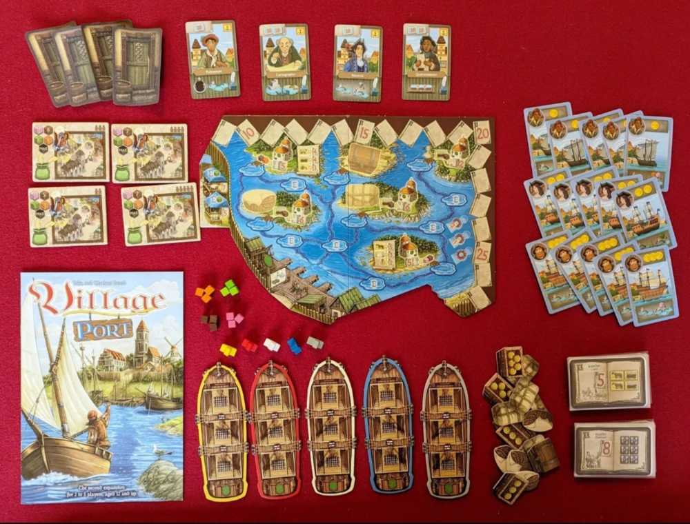 Village: Port  (2, 3, 4) board game collectible [Barcode 4250231705403] - Main Image 3