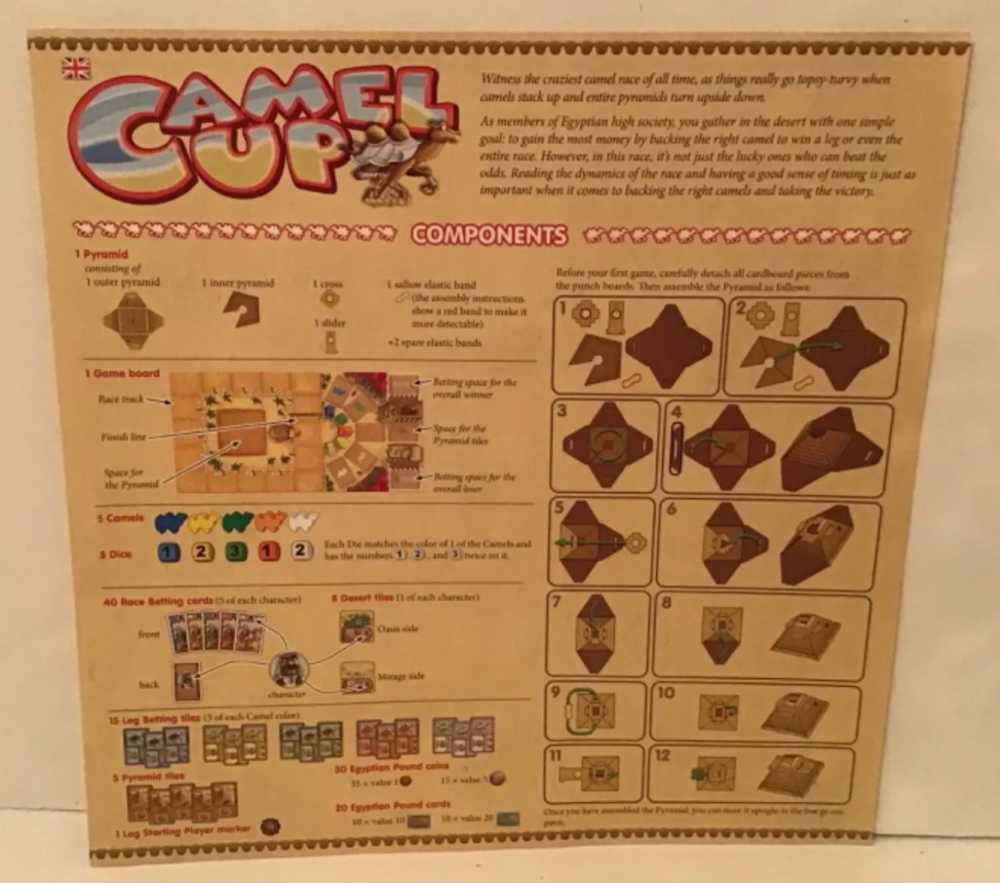 Camel Up  (2-8) board game collectible [Barcode 4250231705588] - Main Image 3