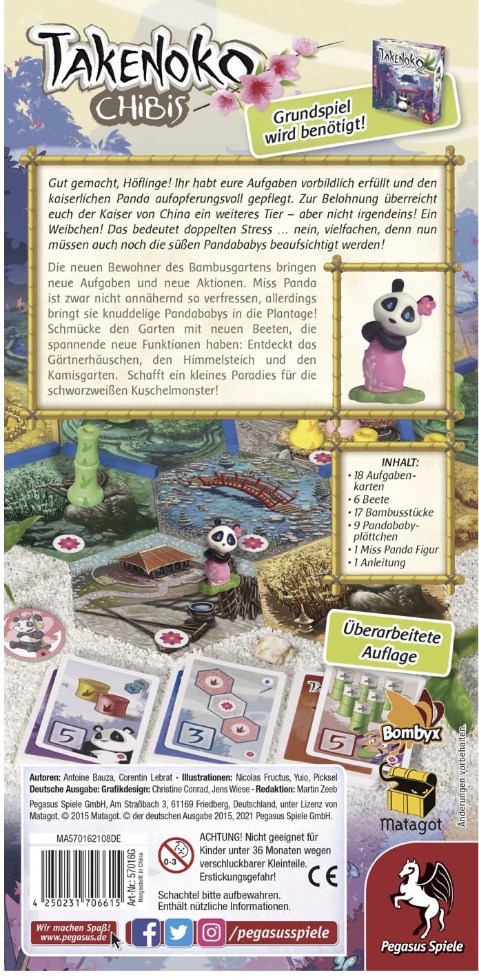 Takenoko: Chibis Erweiterung  (2-4) board game collectible [Barcode 4250231706615] - Main Image 2