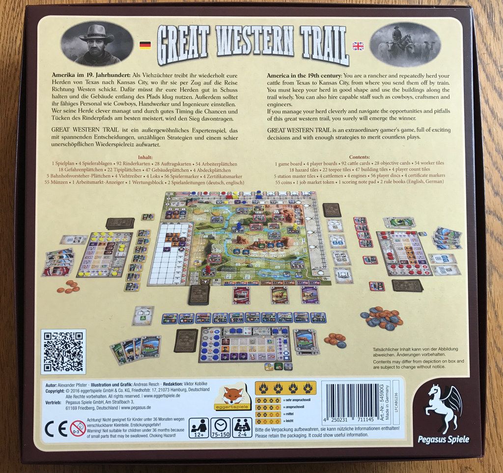 Great Western Trail  (2-4) board game collectible [Barcode 4250231711145] - Main Image 2
