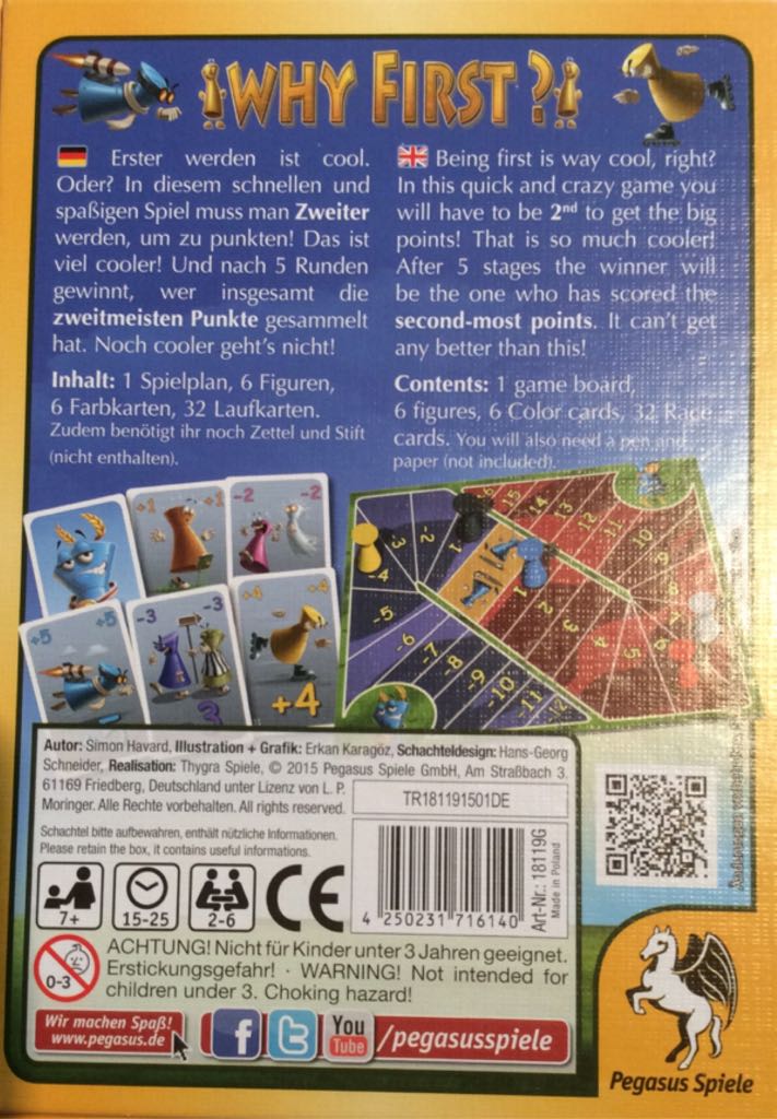 Why First?  (2-6) board game collectible [Barcode 4250231716140] - Main Image 2
