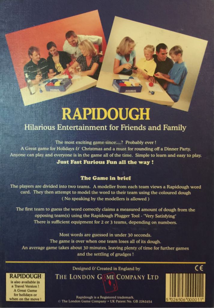 Rapidough  (4) board game collectible [Barcode 5026506000011] - Main Image 2